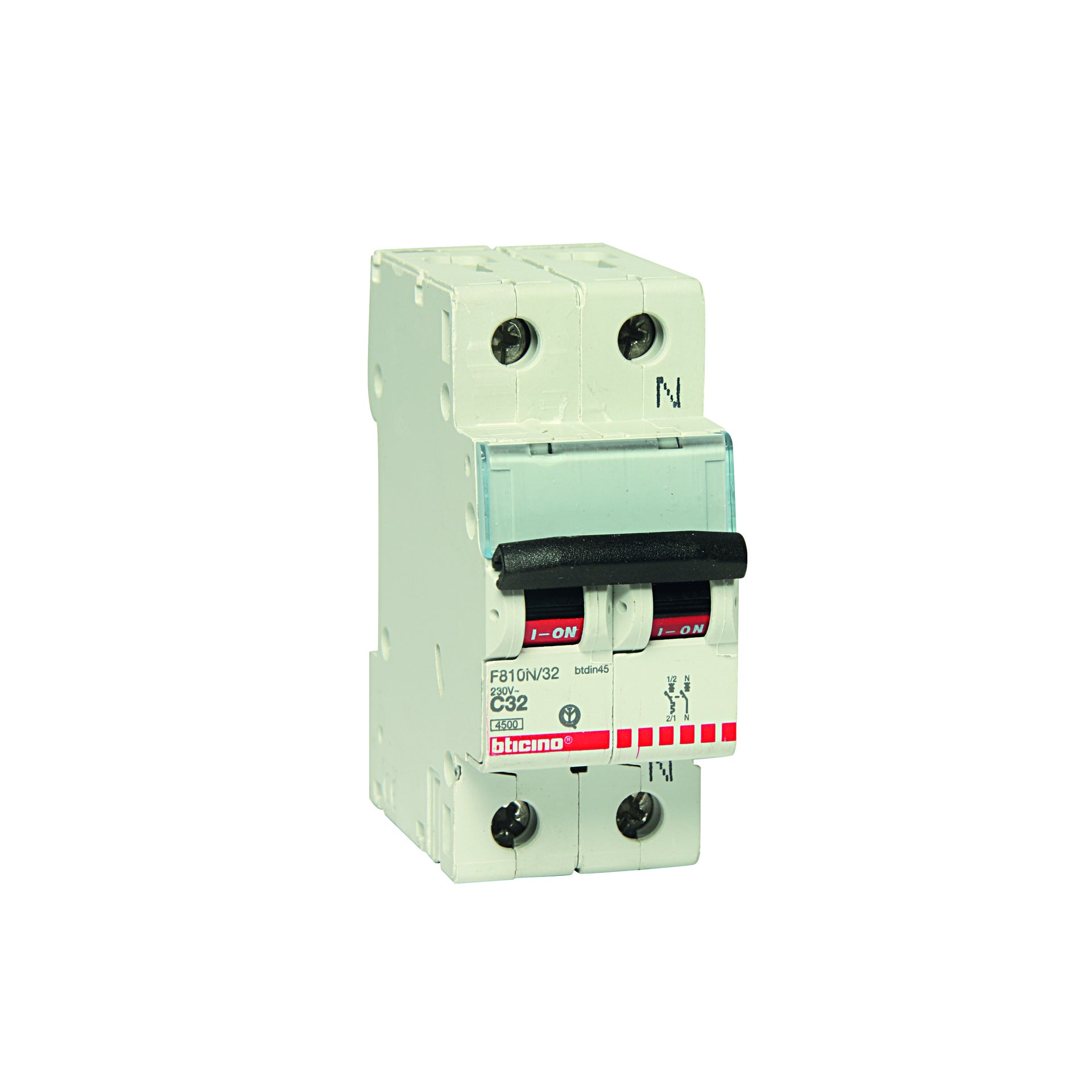Interruttore magnetotermico BTICINO FC810NC32 1P +N 32A C 2 moduli