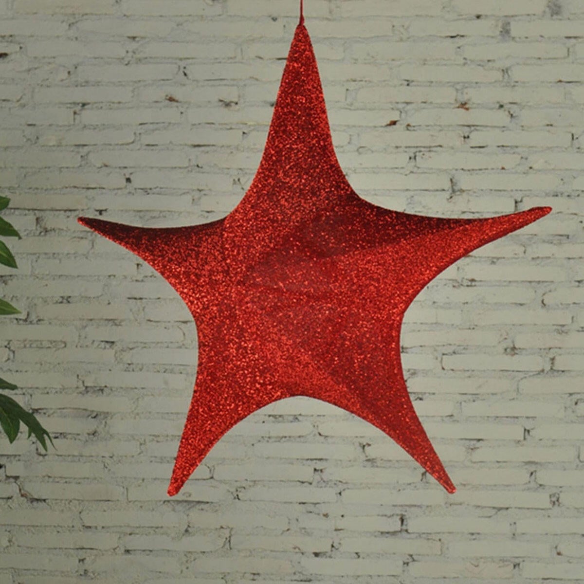 Figura natalizia rosso H 80 cm