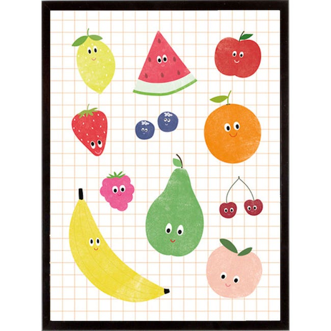 Stampa incorniciata Fruity Mix 32x42 cm - 1