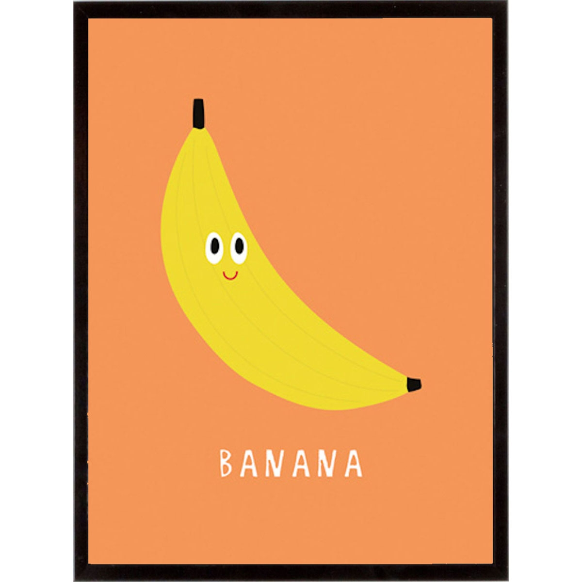 Stampa incorniciata Fruity Friends – Banana 32x42 cm - 1