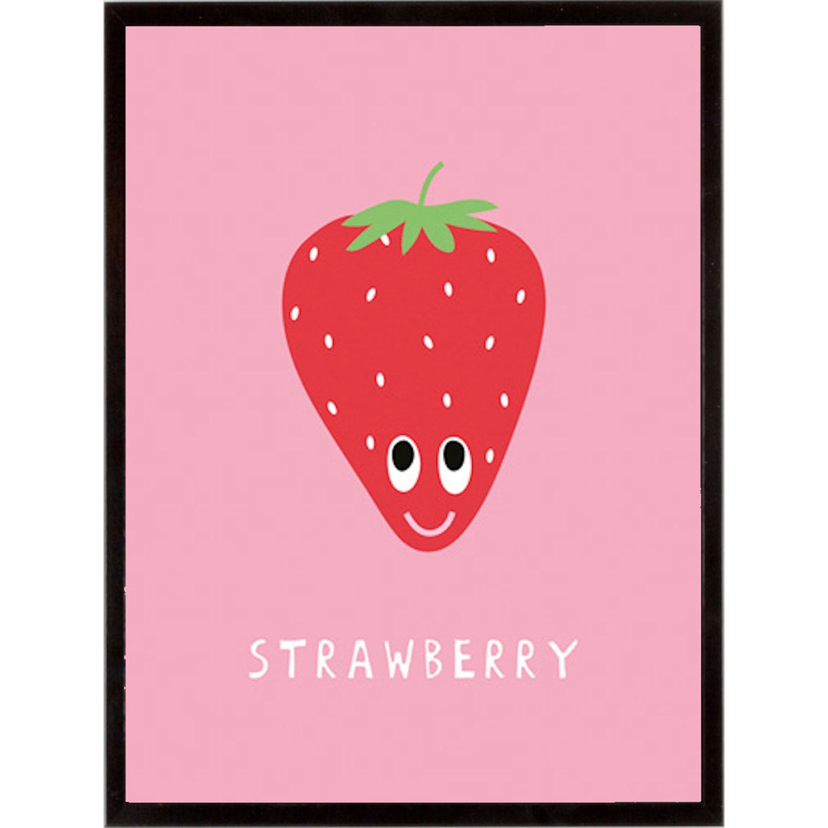 Stampa incorniciata Fruity Friends – Strawberry 32x42 cm - 1