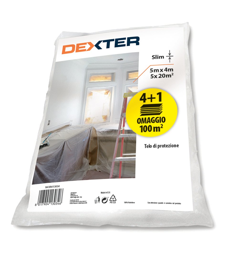 Telo protettivo DEXTER 4 X 5 m trasparente
