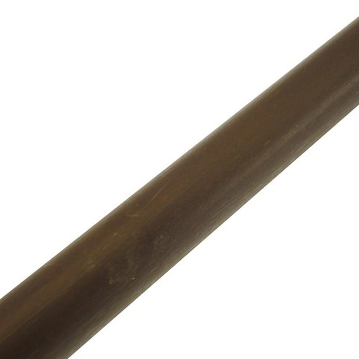 Bastone per tenda Zip in legno Ø 11 mm noce scuro verniciato 60 cm