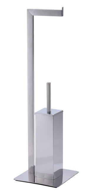 Piantana Porta Rotolo E Porta Scopino Wc Quaddro Cromo Leroy Merlin Leroy Merlin Piantane Bagno