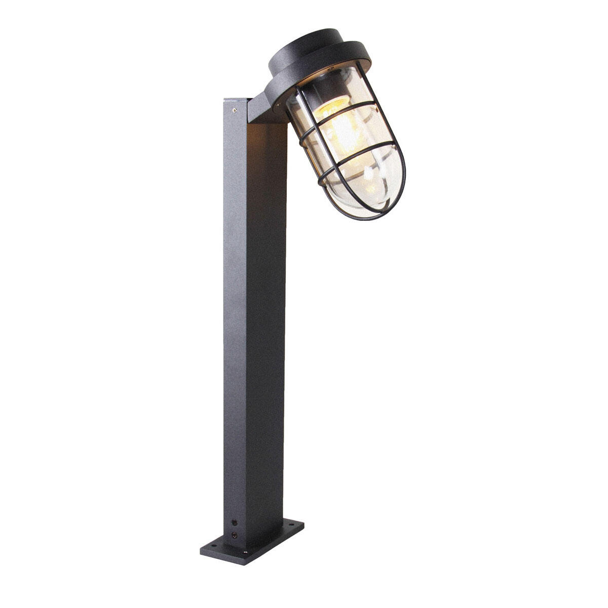 Lampioncino Boat H60 cm in alluminio, nero, E27 1x MAX 40W IP54