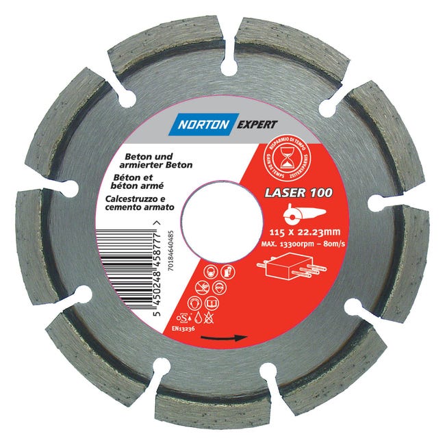 Disco Da Taglio Abratools Pietra (230 X 2,5 X 22 Mm) | Leroy Merlin - Foto 6