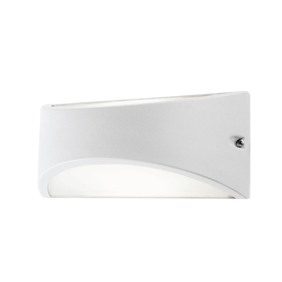 Applique Lhasa LED integrato in alluminio, bianco, 10W 700LM IP65 SOVIL