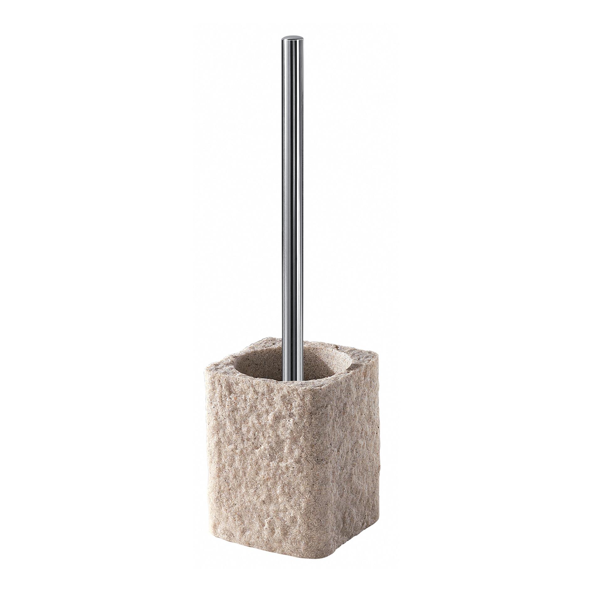 Porta scopino wc da appoggio Aries beige