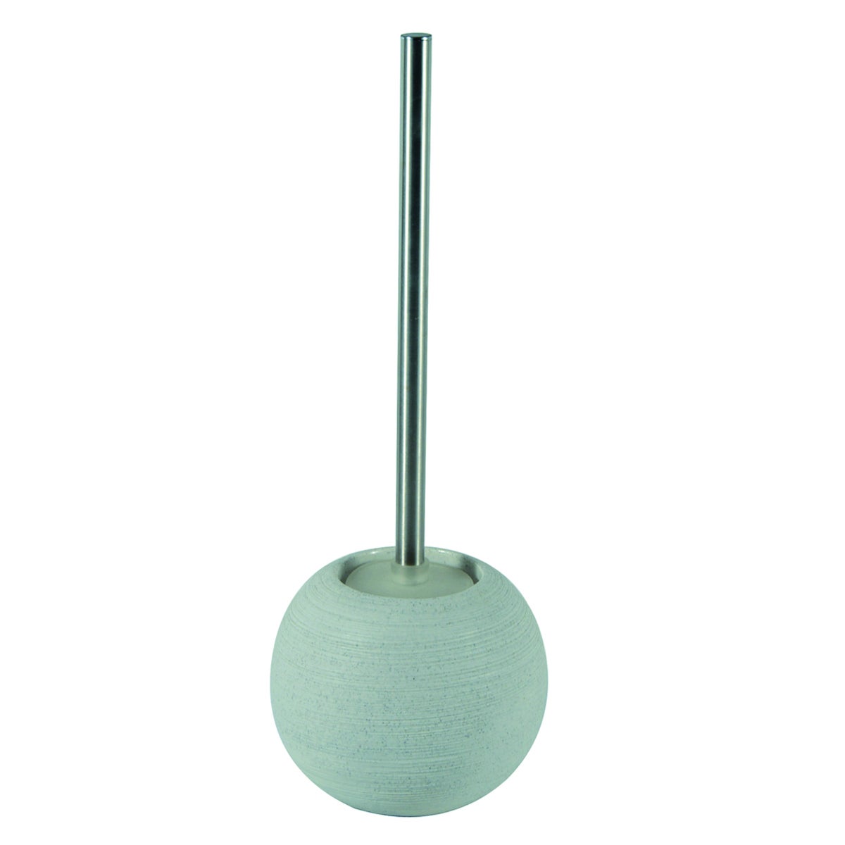 Porta scopino wc da appoggio Bubble new in ceramica beige