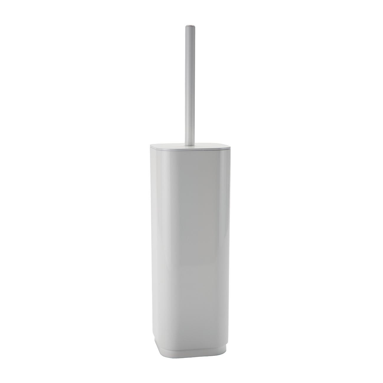 Porta scopino wc da appoggio Seventy in plastica bianco