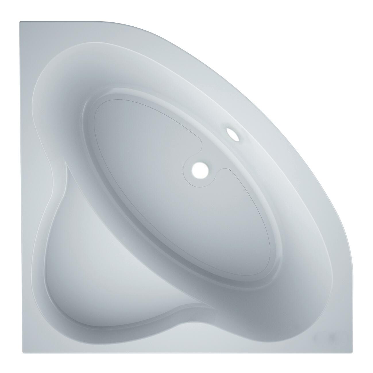 Vasca angolare Nacar acrilico bianco 130 x 130 cm SANYCCES
