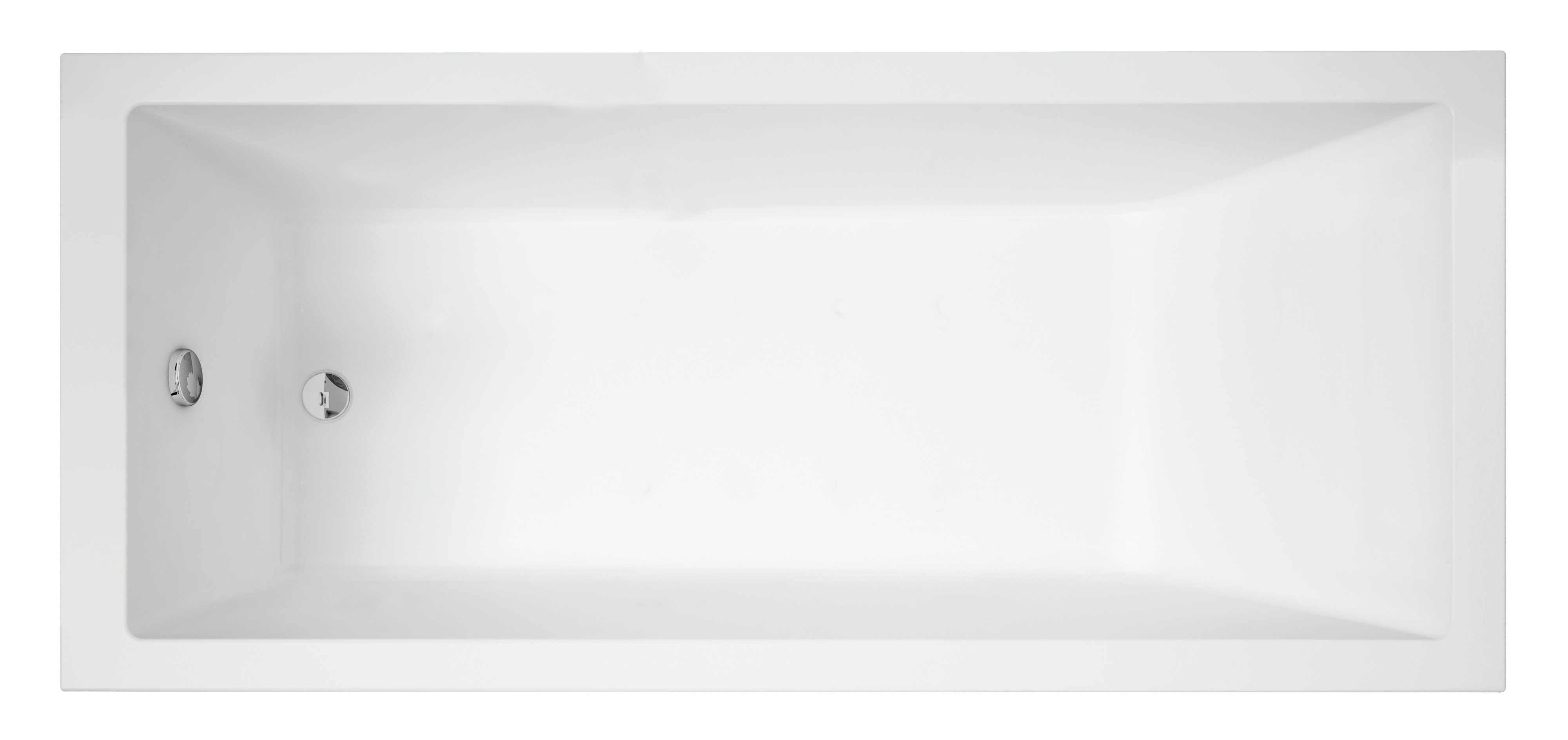 Vasca rettangolare Amea bianco 70 x 160 cm - 1