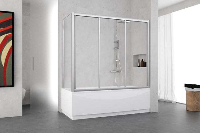 Parete Vasca Oceania In Vetro Temprato H 150 Cm Leroy Merlin Box Doccia Per Vasca Leroy Merlin