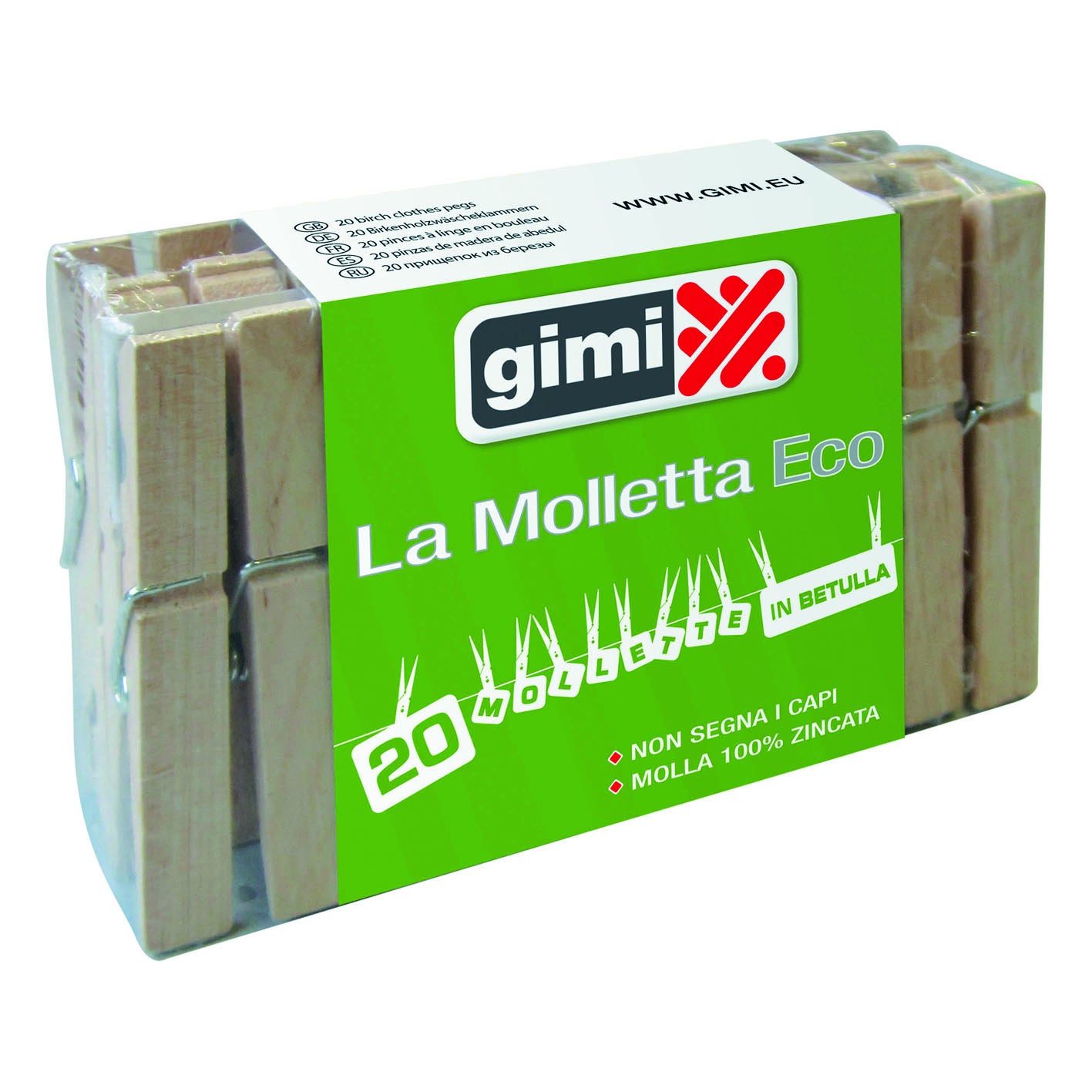 48 mollette per biancheria, pinze per biancheria, multicolore in plastica