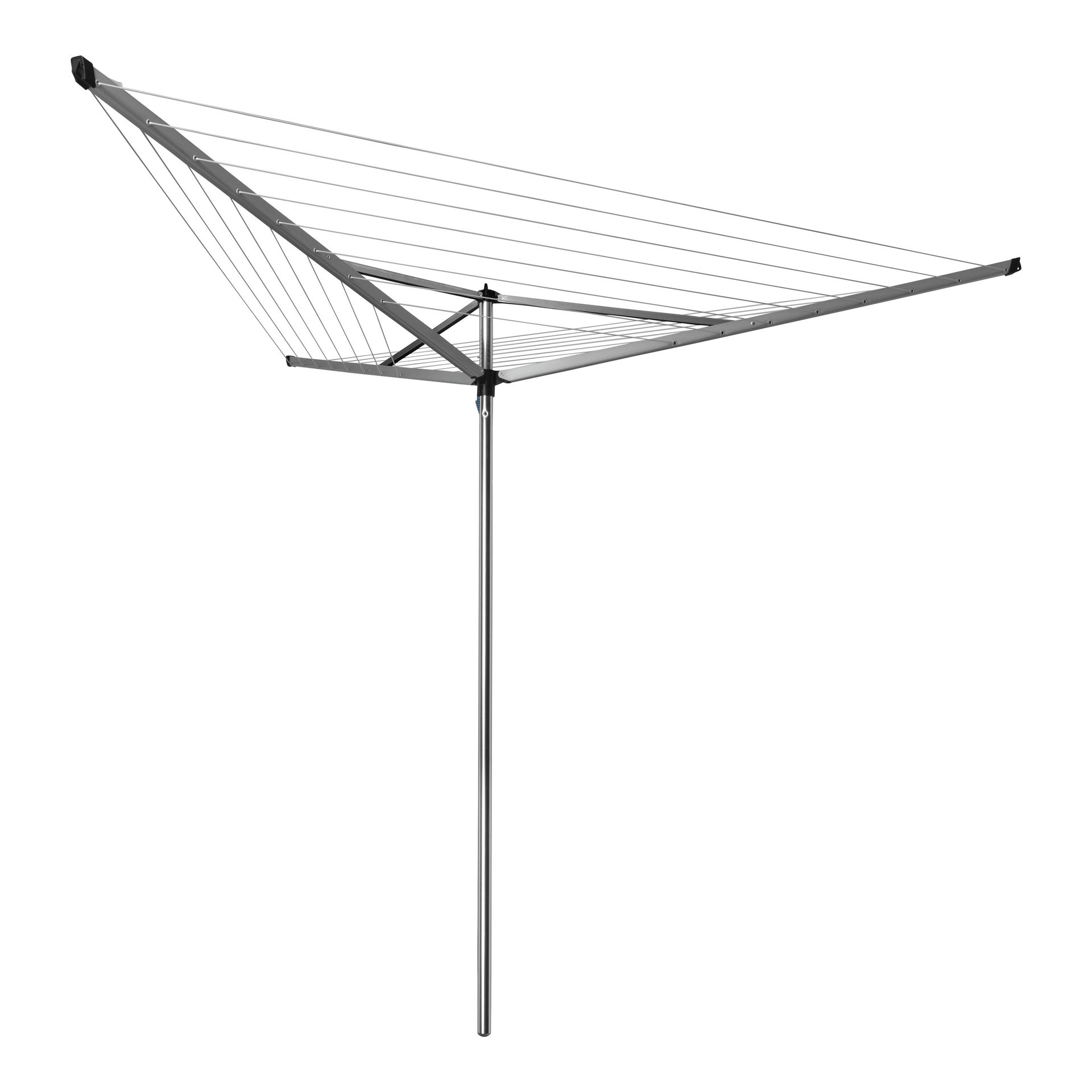 Stendibiancheria da esterno ad ombrello BRABANTIA in alluminio L 189 cm grigio / argento