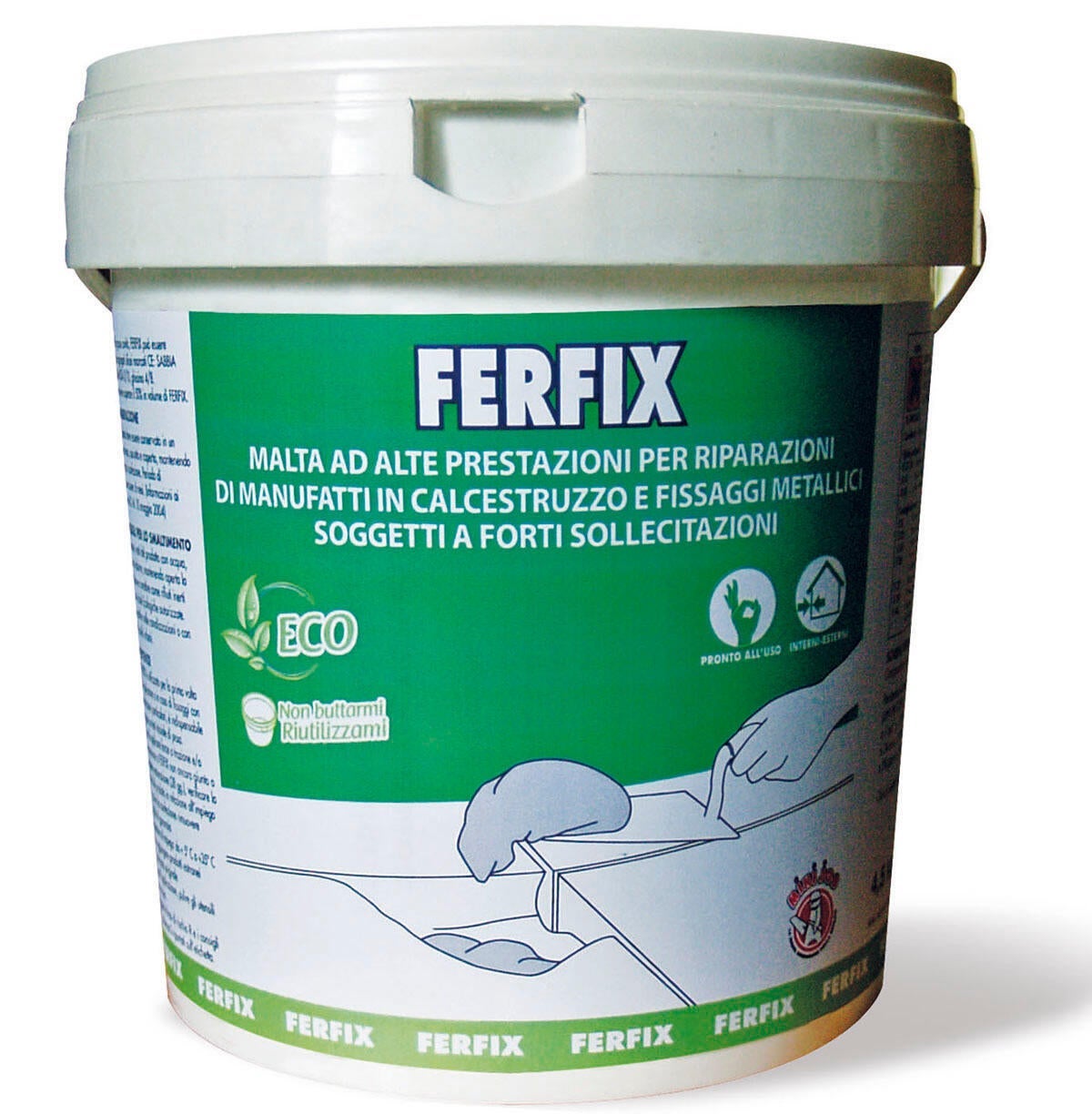 Malta GRAS CALCE Ferfix carrabile 4.5 kg