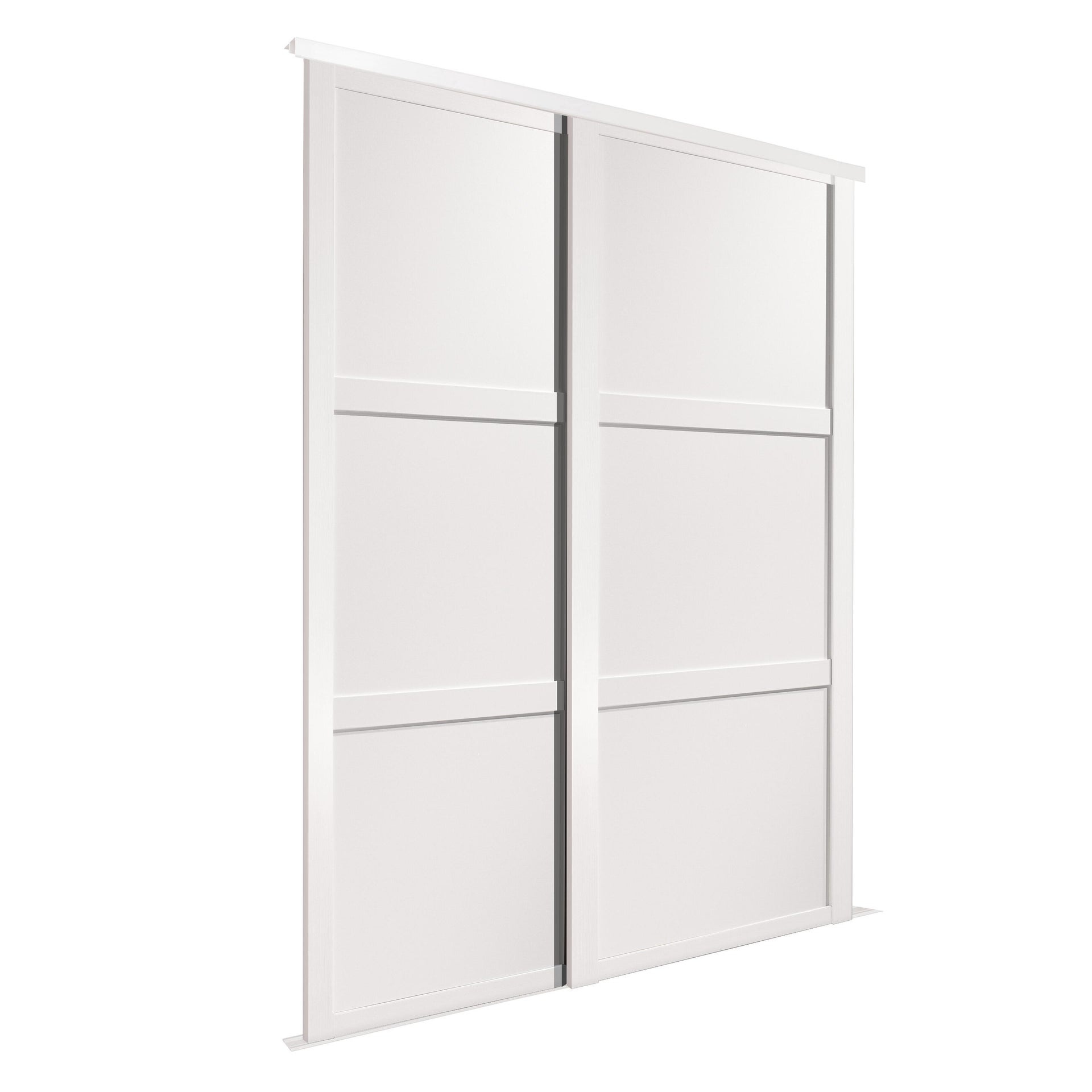 Ante scorrevoli Memphis in mdf effetto legno L 180 x H 270 cm