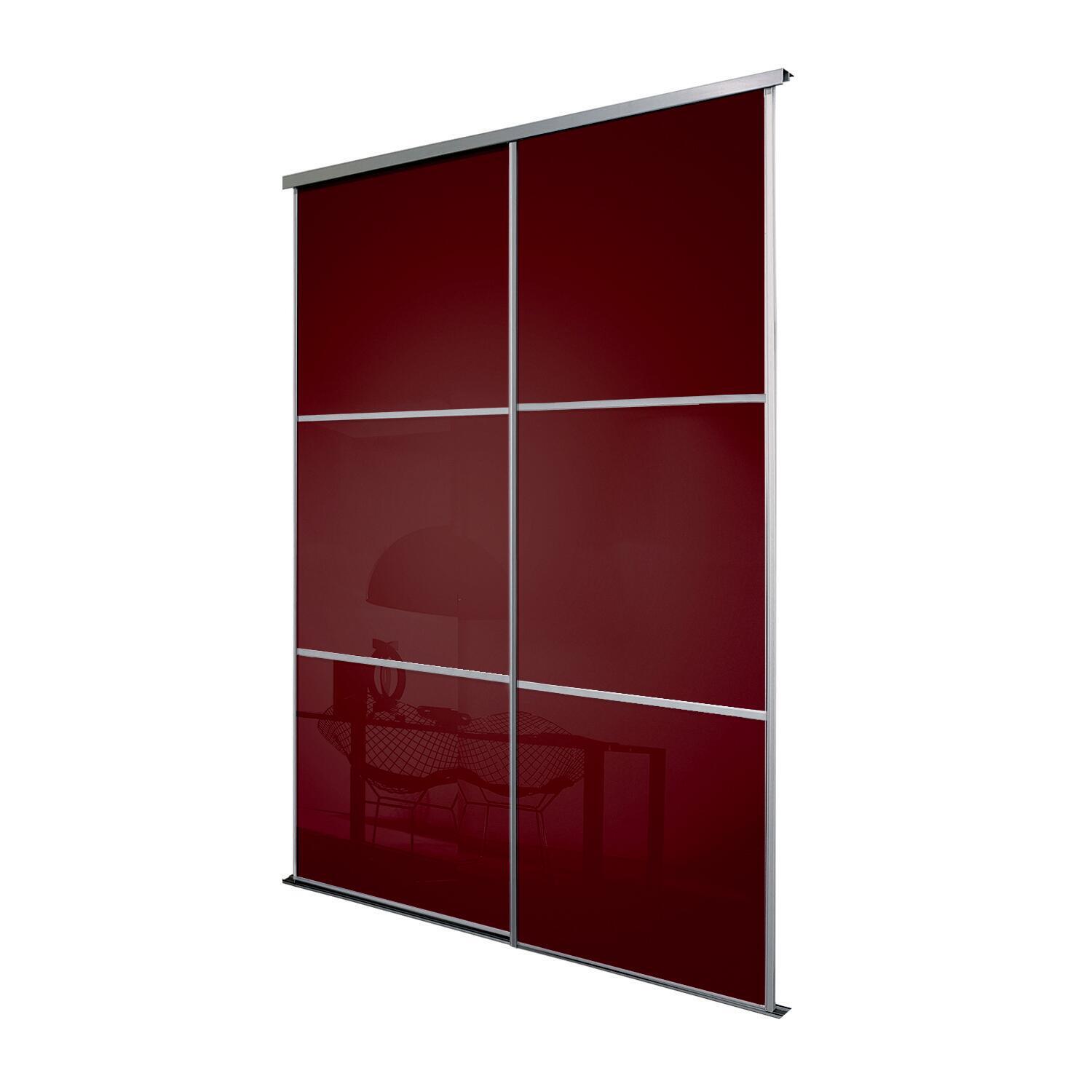 Ante scorrevoli Washington in vetro, L 120 x H 270 cm