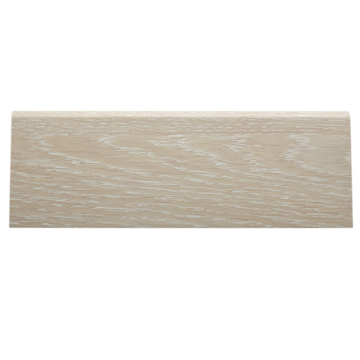 Battiscopa In MDF 70x10 Mm Rovere Sbiancato - Lunghezza 240 Cm, Confezione Da 10 Pezzi