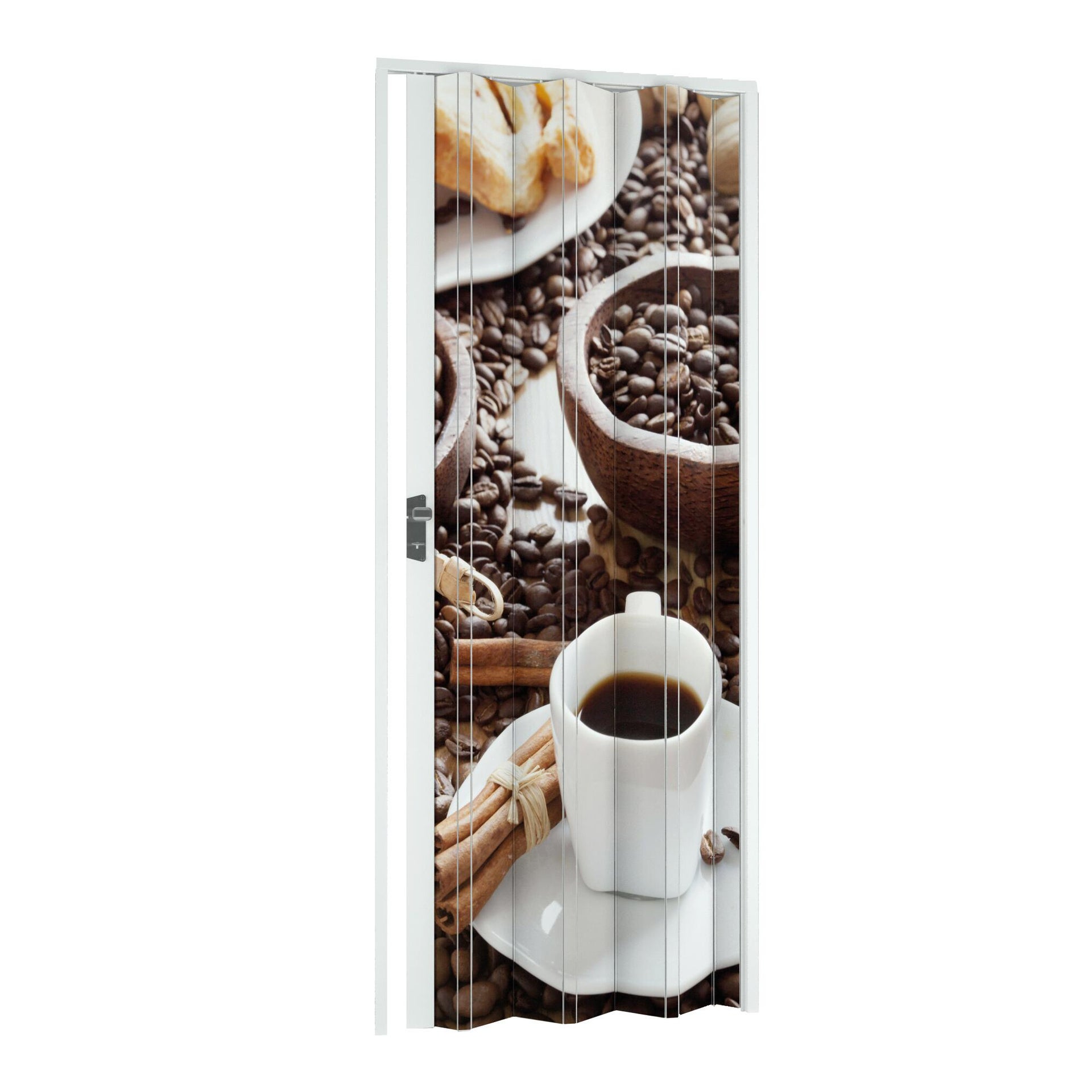 Porta a soffietto Bar in pvc multicolore L 115 x H 214 cm
