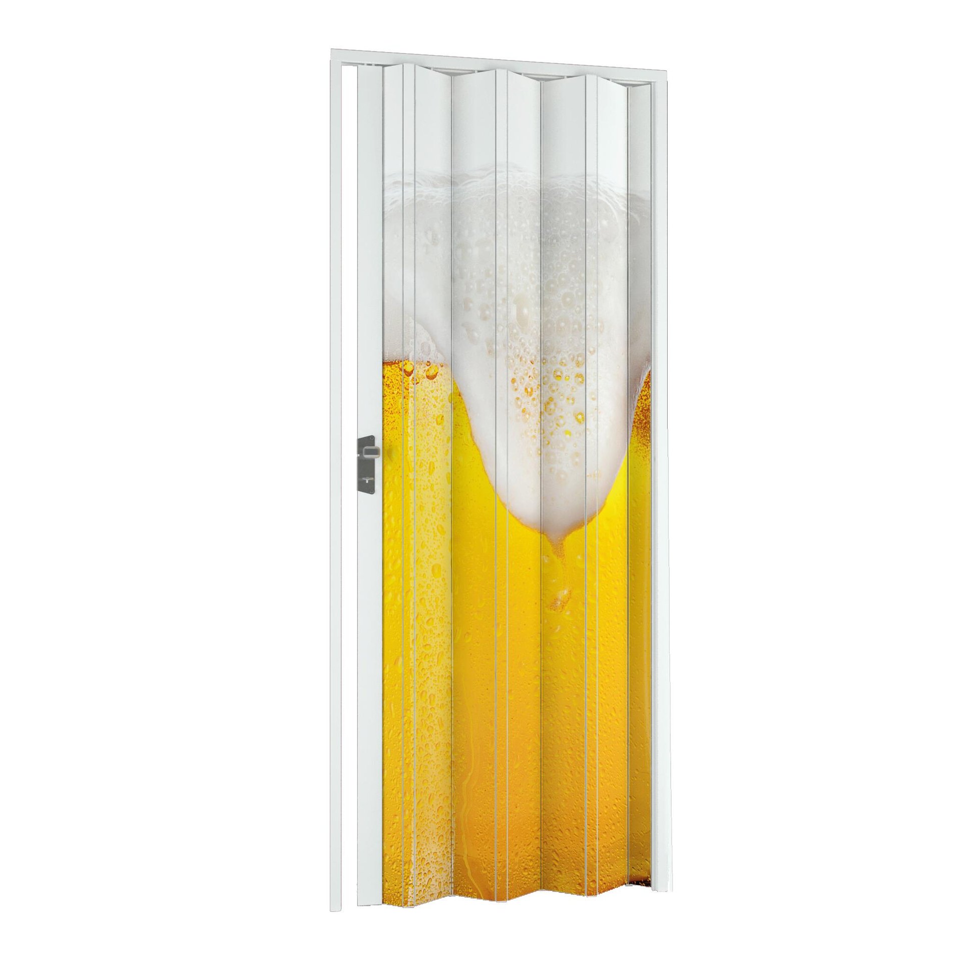 Porta a soffietto Beer in pvc multicolore L 102 x H 214 cm