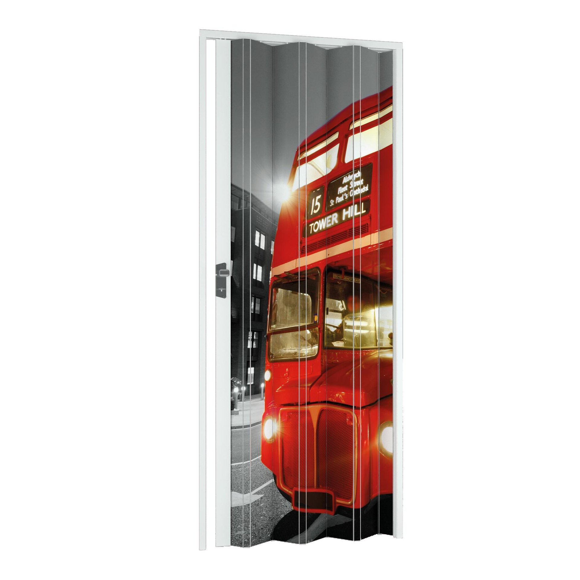 Porta a soffietto Bus in pvc multicolore L 115 x H 214 cm