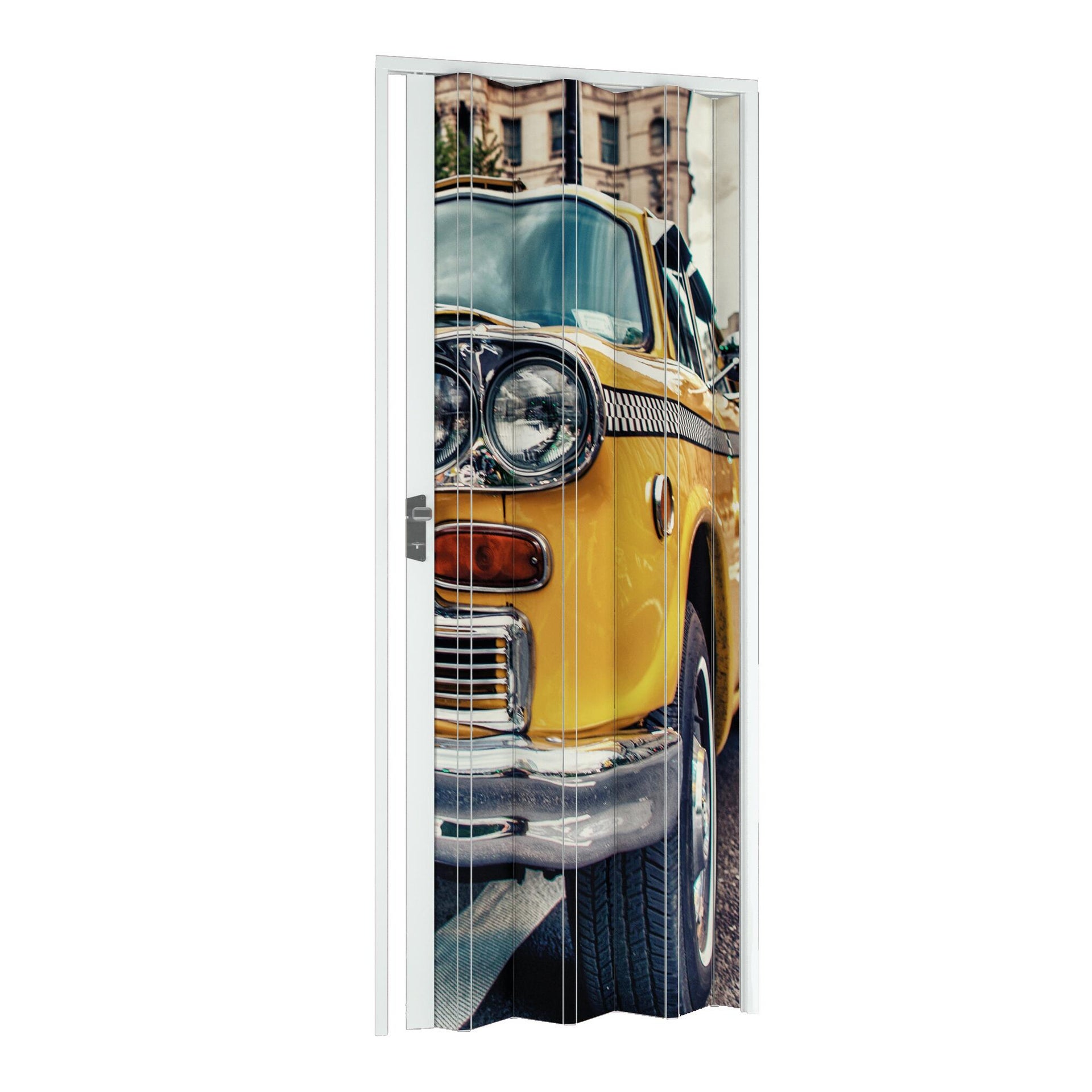Porta a soffietto Car in pvc multicolore L 102 x H 214 cm