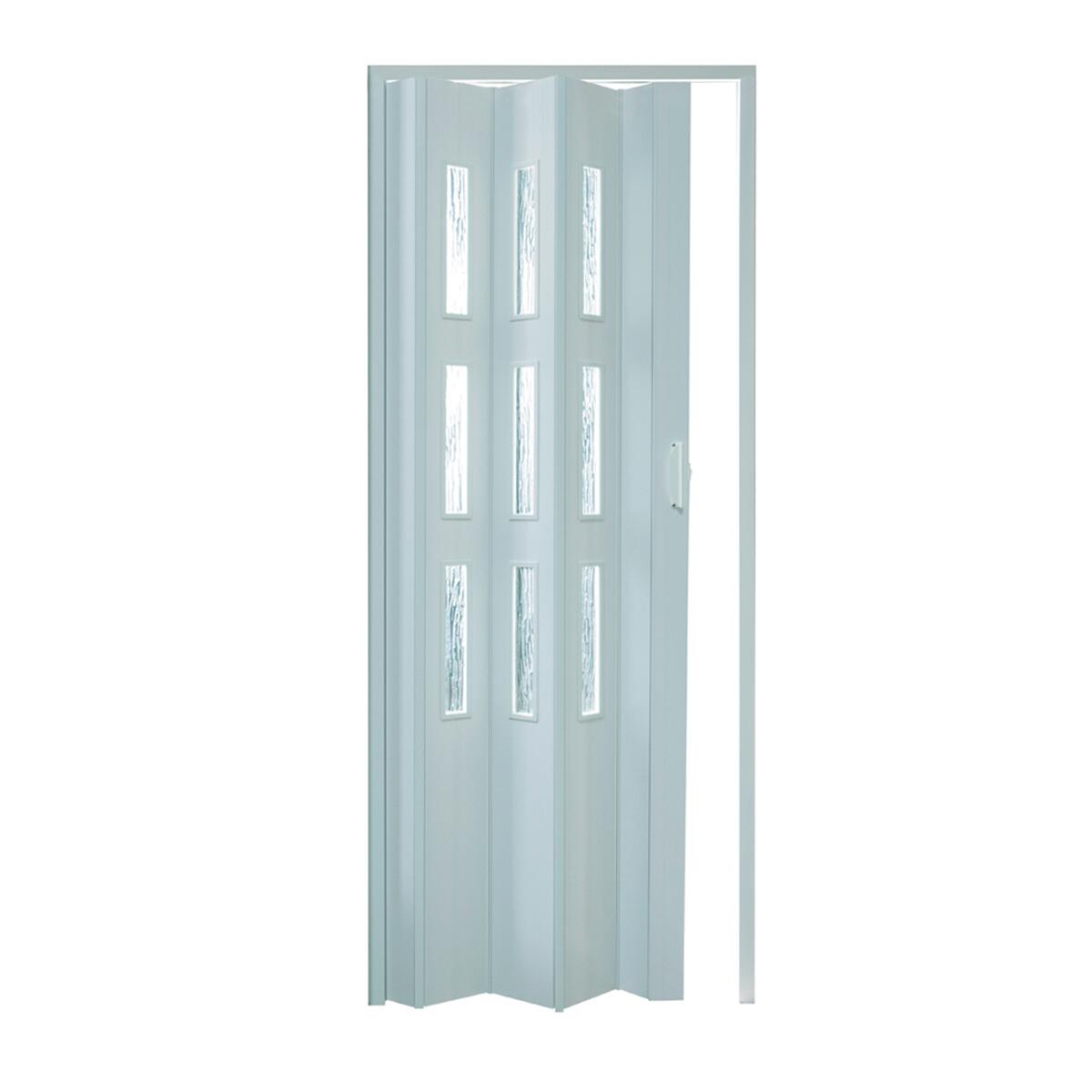 Porta a soffietto Basic in pvc bianco L 83 x H 214 cm
