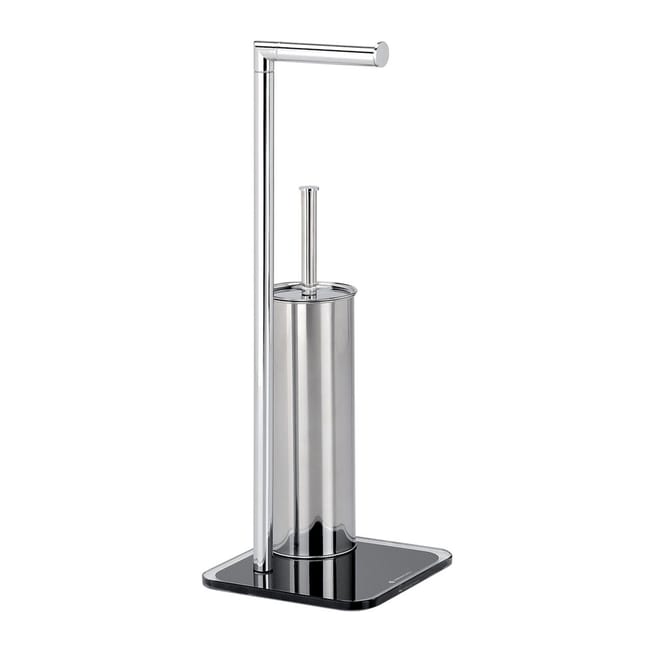 Piantana Porta Rotolo E Porta Scopino Wc Zero Cromo Lucido Leroy Merlin Scopino Bagno Leroy Merlin