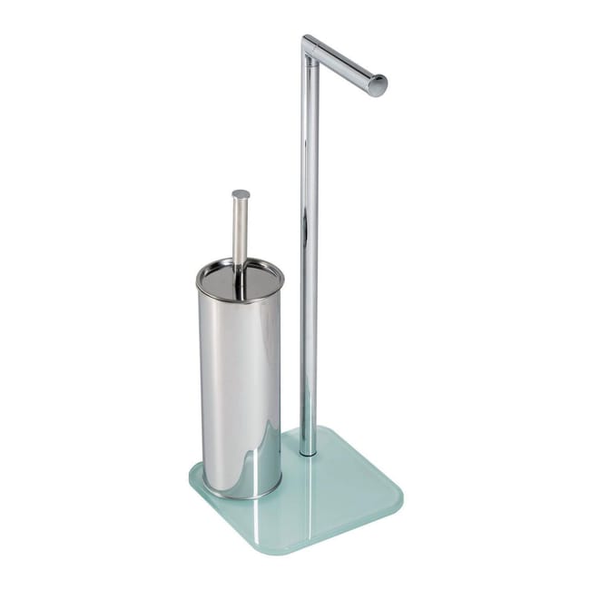 Piantana Porta Rotolo E Porta Scopino Wc Zero Cromo Lucido Laccato Leroy Merlin Scopino Bagno Leroy Merlin