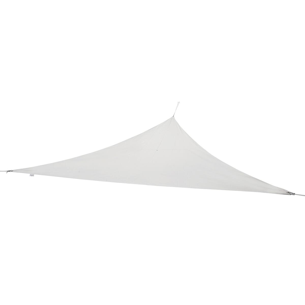 Vela ombreggiante Hegoa triangolare bianco 360 x 360 cm - 2