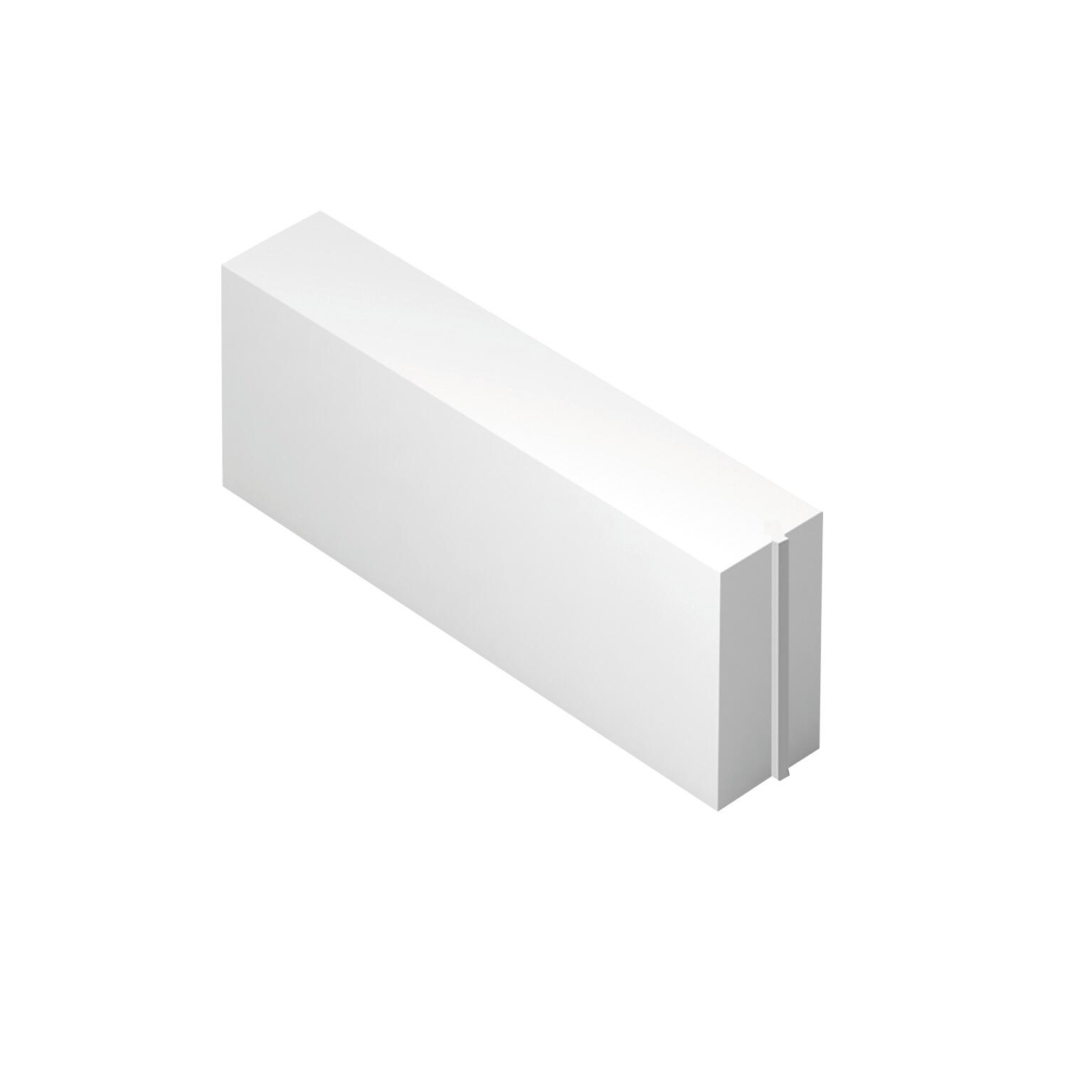 Blocco in calcestruzzo cellulare Siporex 62.5 cm, Sp 12 cm, bianco