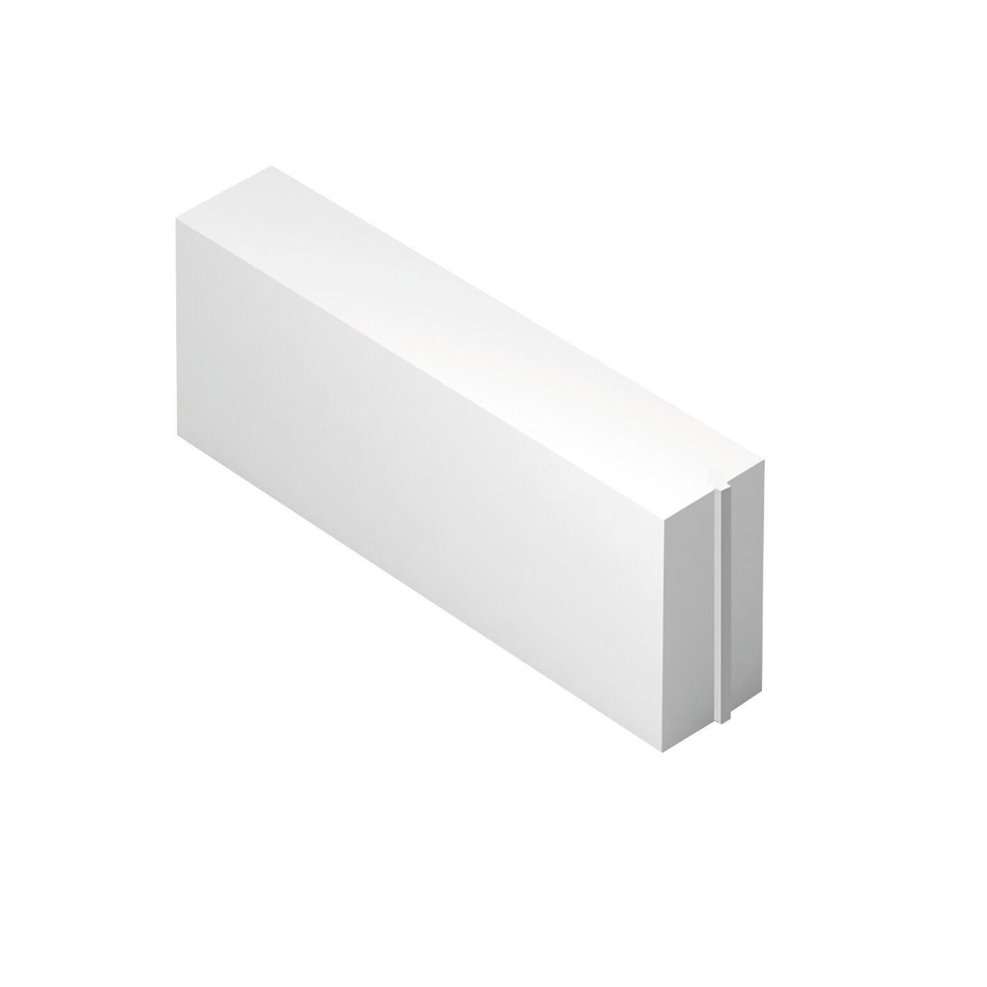 Blocco in calcestruzzo cellulare Siporex 62.5 cm, Sp 20 cm, bianco
