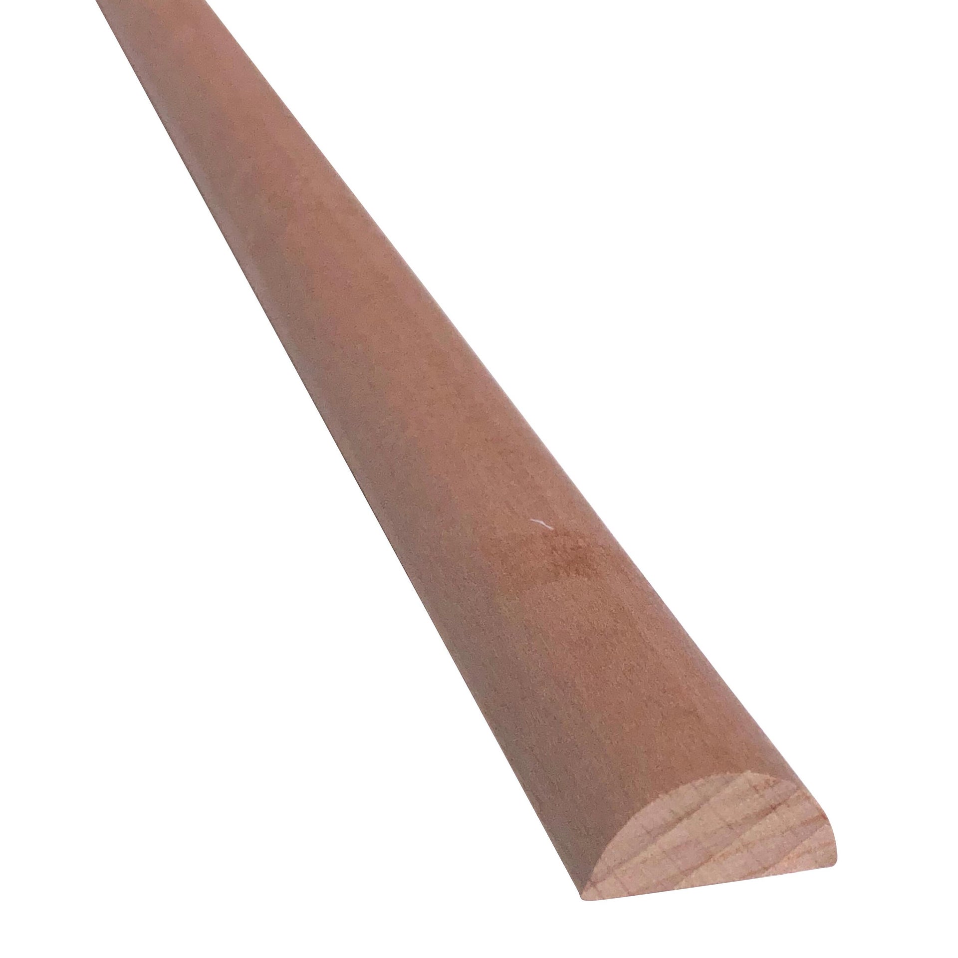 1/2 tondo piallato faggio 3 m x 25 mm, Sp 12 mm