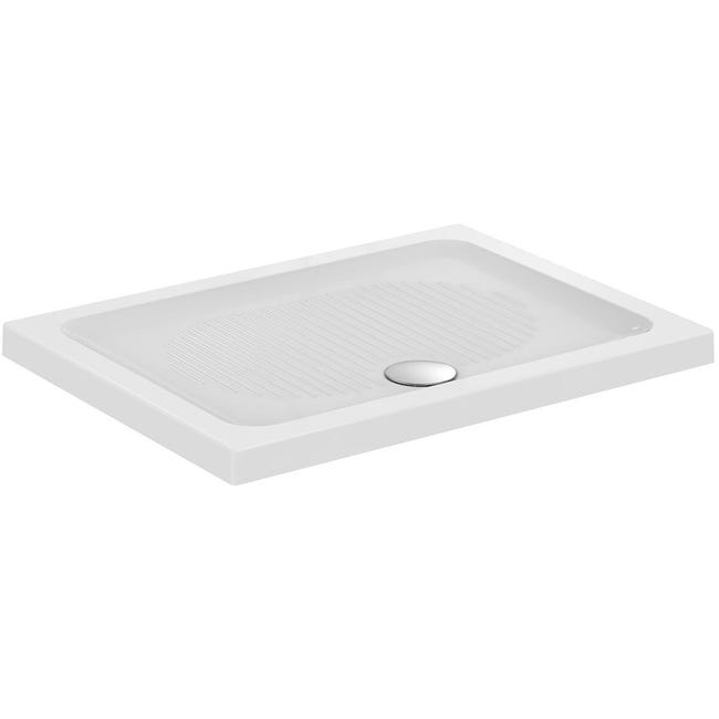 Piatto Doccia Ceramica Connect 100 X 75 Cm Bianco Leroy Merlin Piatto Doccia 100 X 75