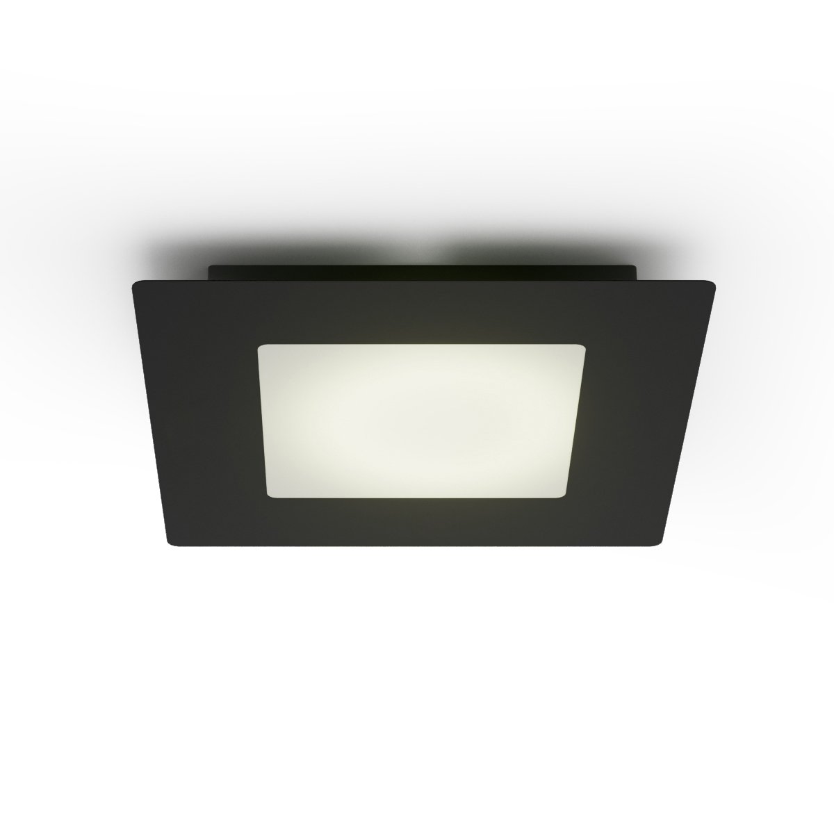 Plafoniera Hunk LED integrato antracite, in metallo, LED luci
