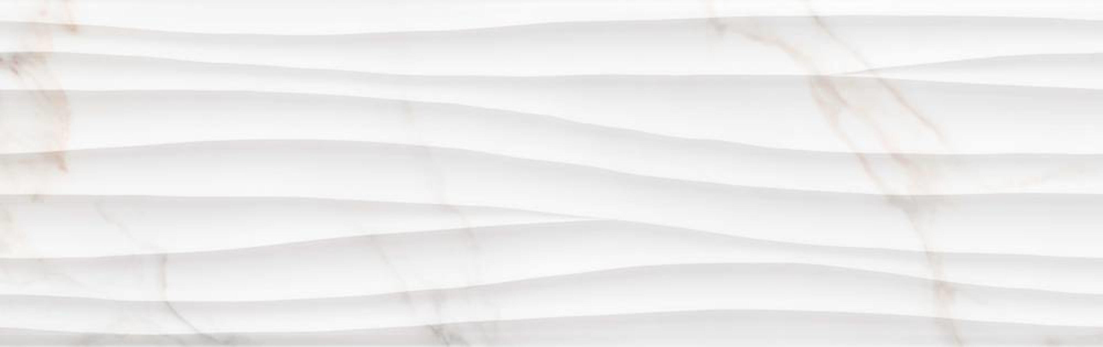 Piastrella per rivestimenti Marmorea Abaco Cal 31.5 x 100 cm sp. 8.7 mm bianco - 1