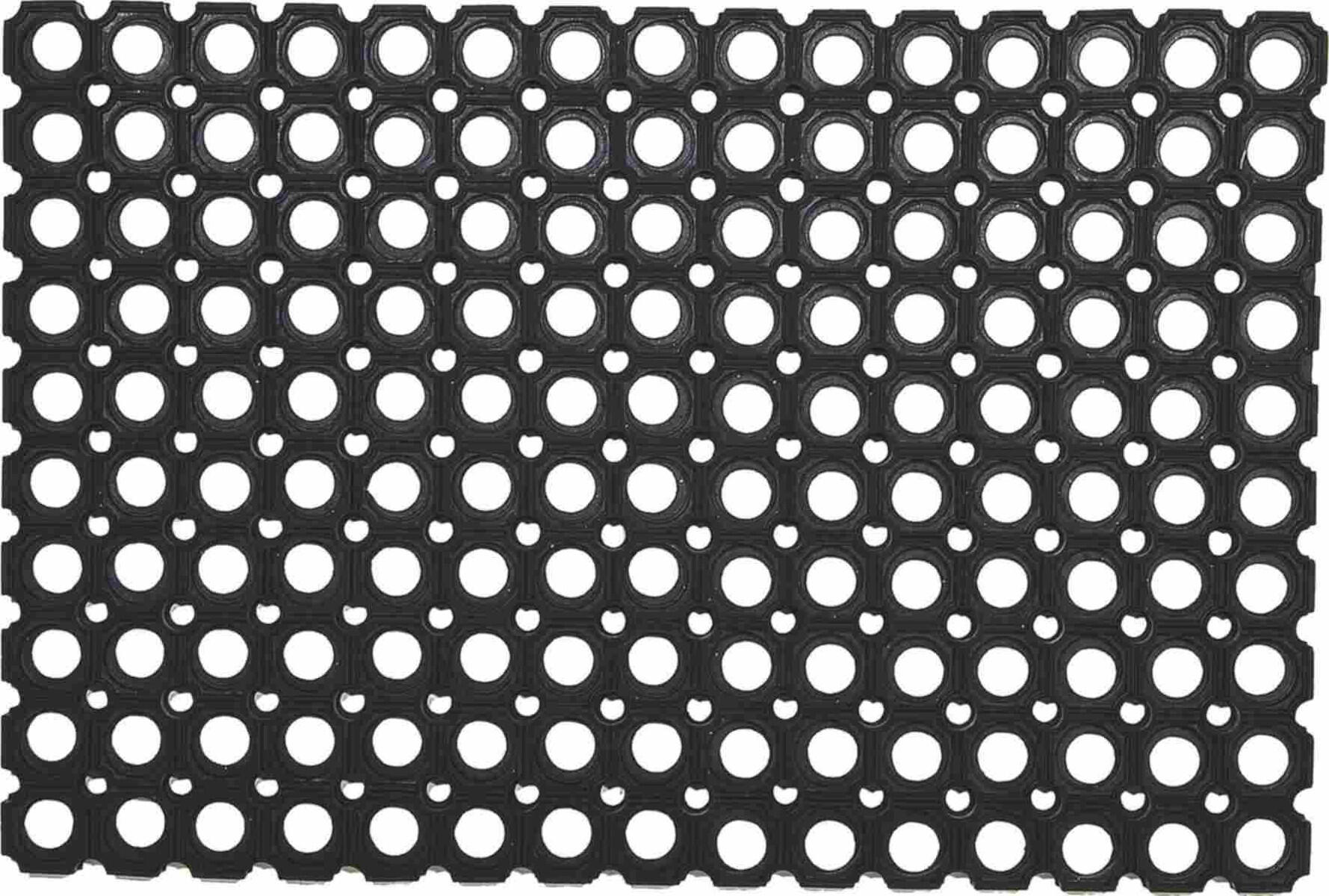 Zerbino Compos in gomma nero