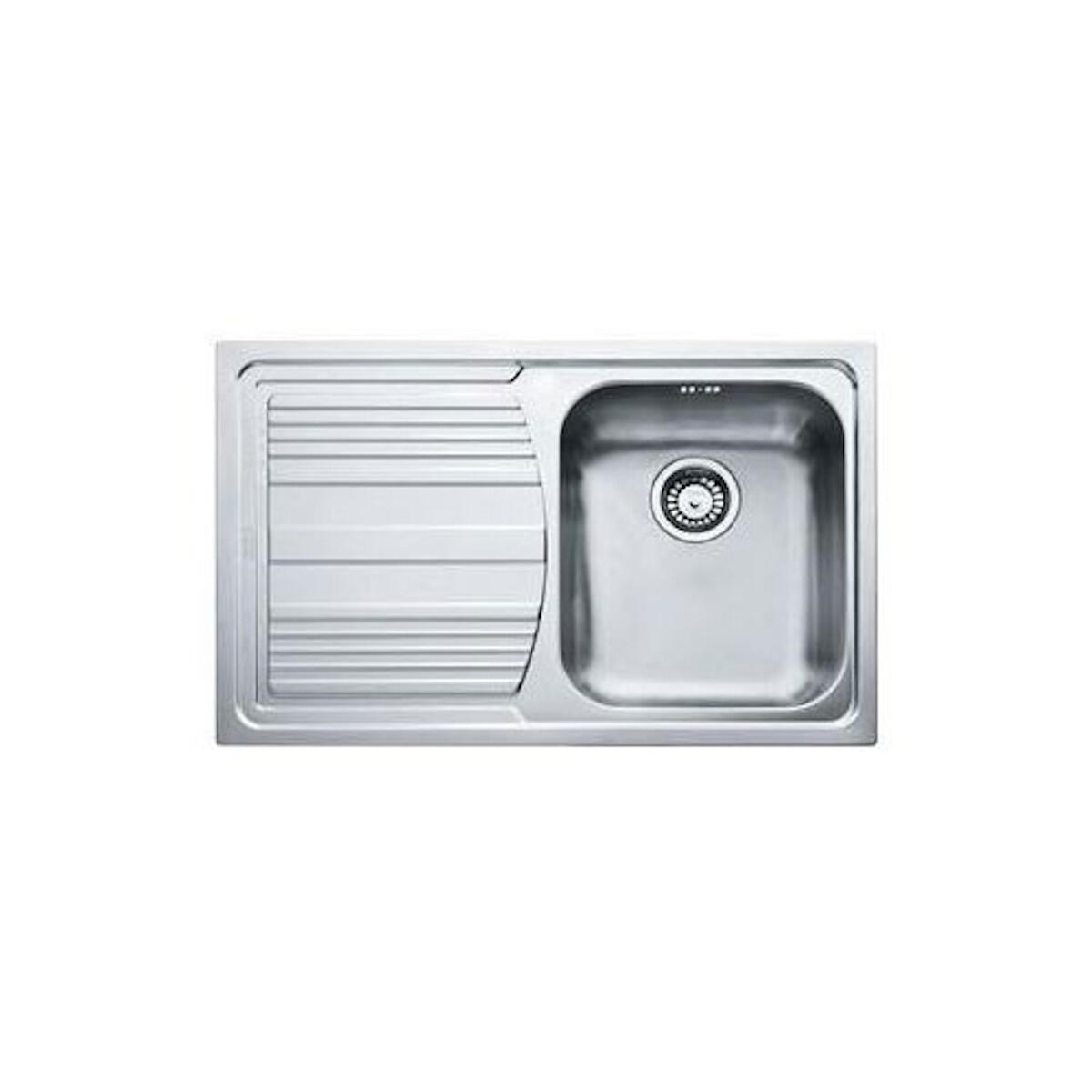 Lavello da incasso FRANKE Logica Line 86 x 50 cm 1 vasca con gocciolatoio