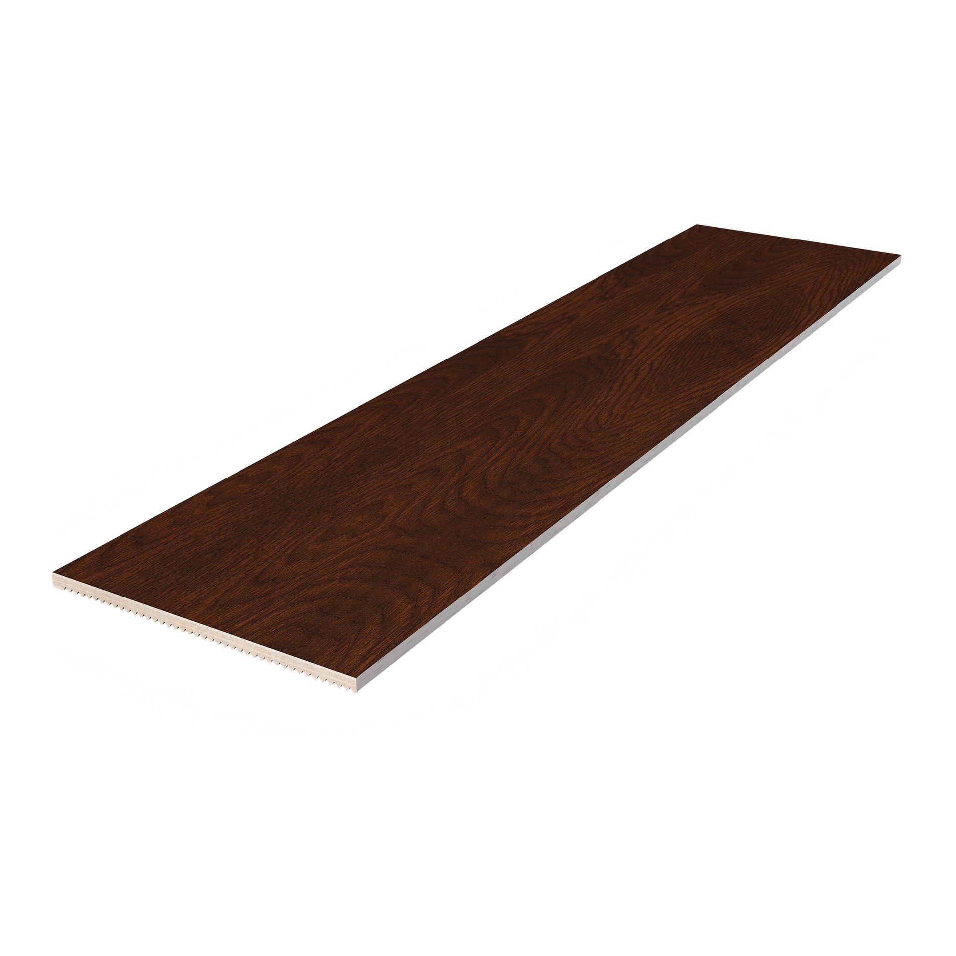 Coprifilo in legno noce L 3000 x P 30 x H 60 mm