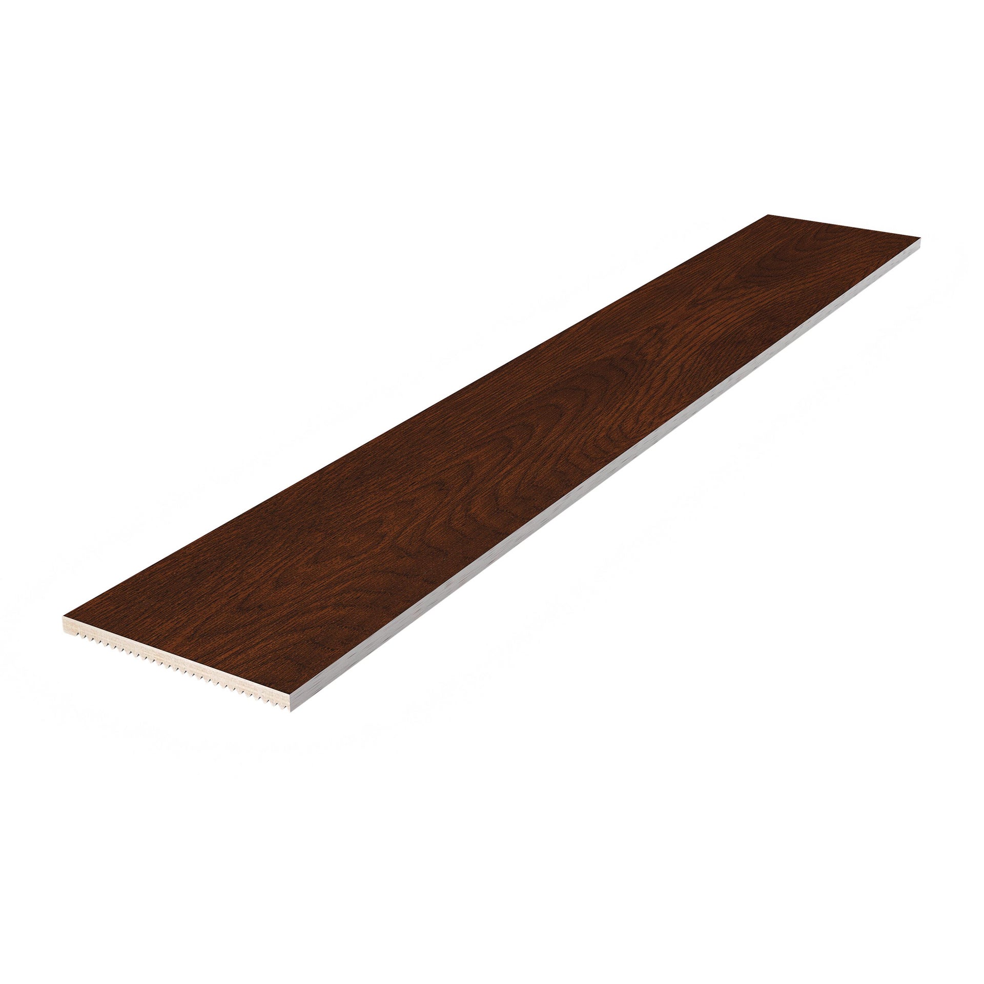 Coprifilo in legno noce L 3000 x P 30 x H 40 mm