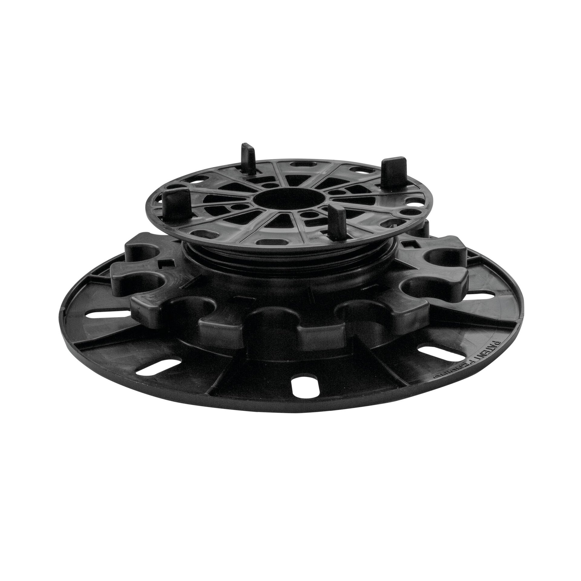 Supporto per pavimento nero Sp 100 mm