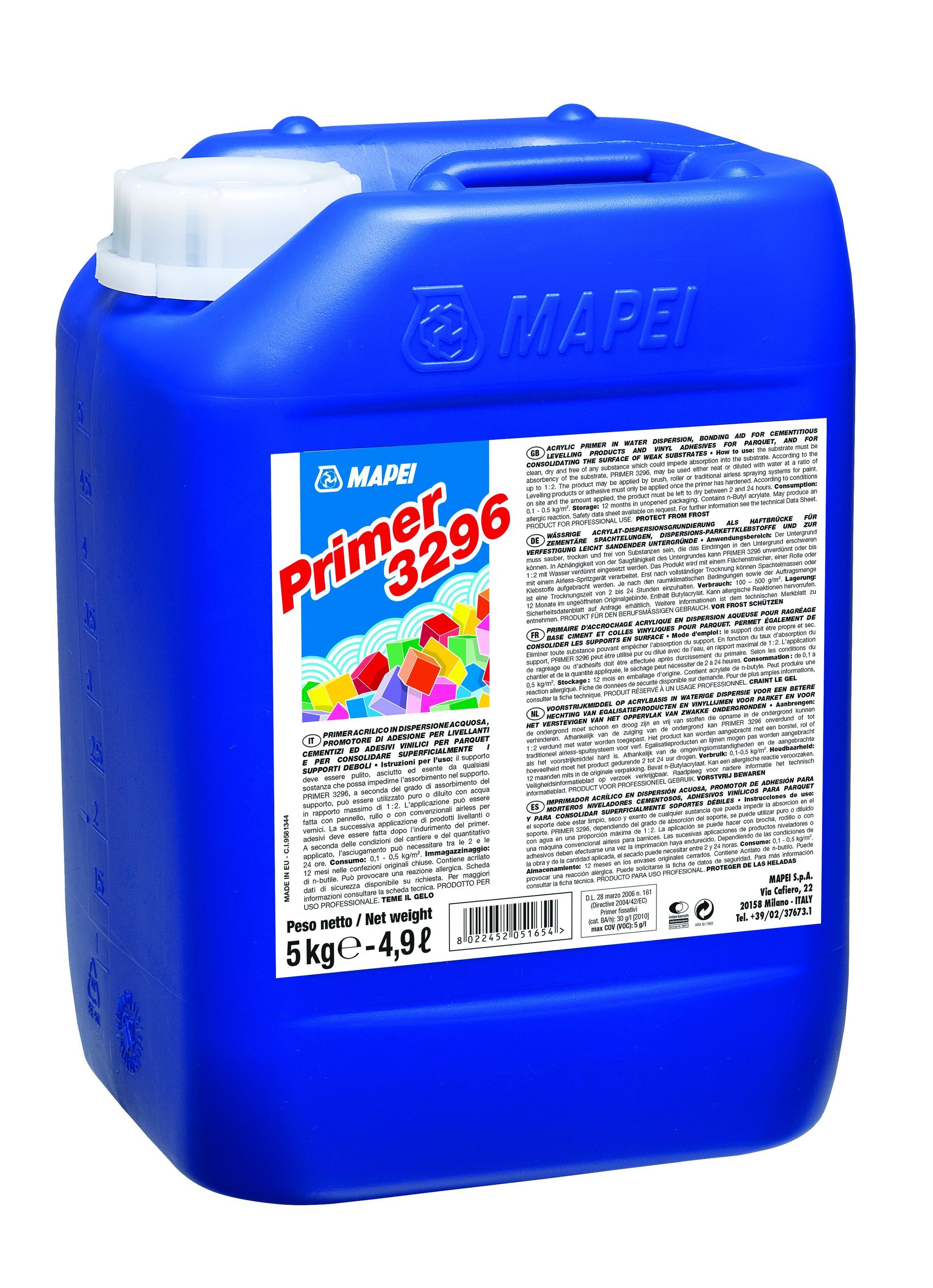 Primer MAPEI Acrilico Consolidante 3296 5 Kg Leroy Merlin