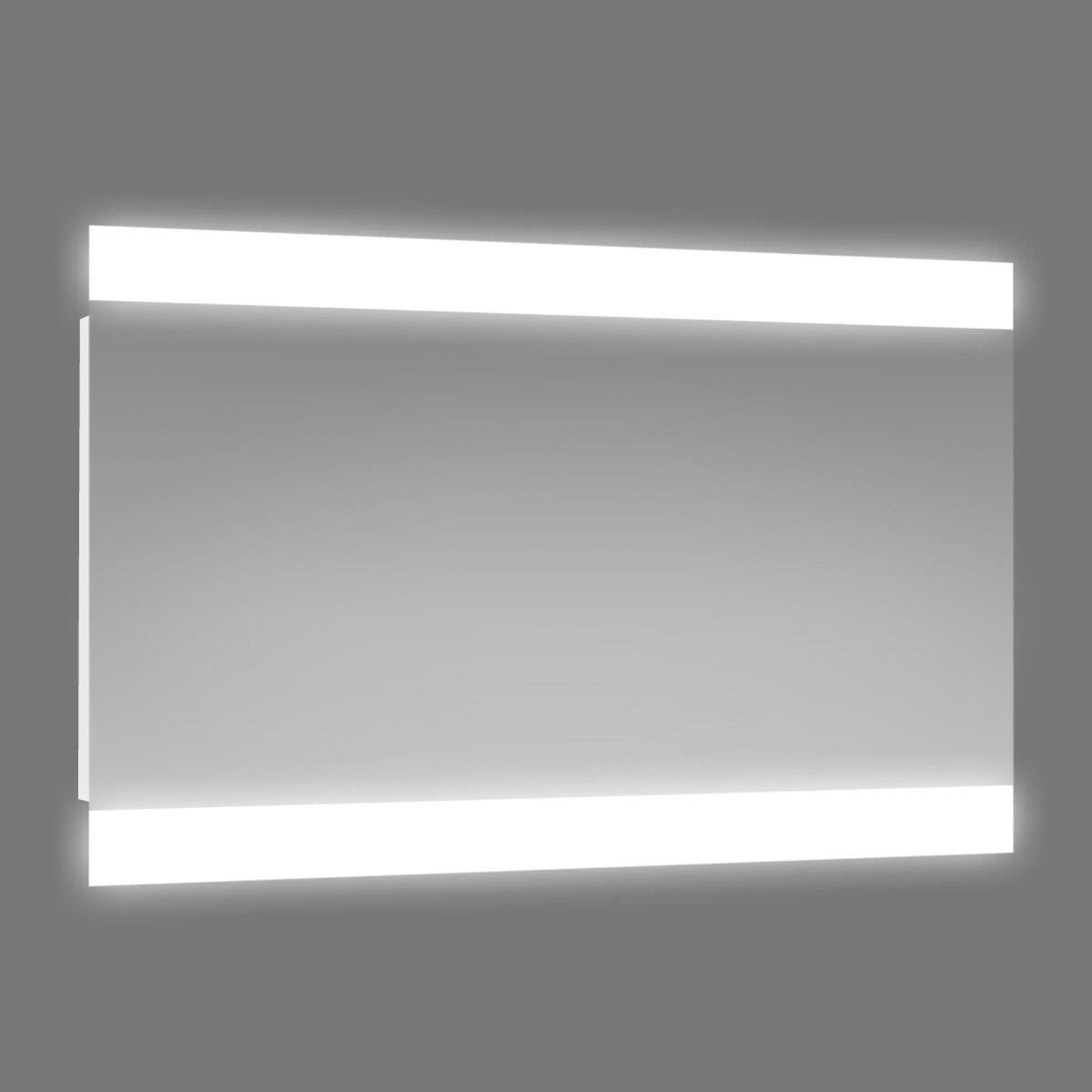Specchio con illuminazione integrata bagno rettangolare Zone L 70 x H 120 cm