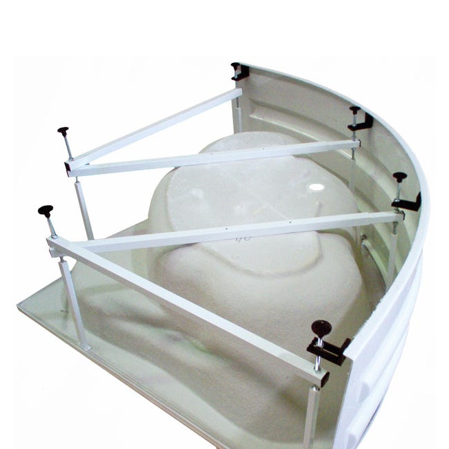 Struttura Vasca Da Bagno Telaio Completo Per Vasca Modello Trevo Leroy Merlin Telaio Vasca Da Bagno