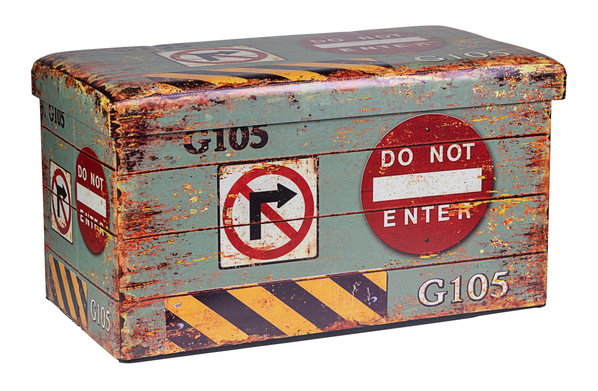 Baule Road L 76 x H 40 x P 40 cm Multicolore