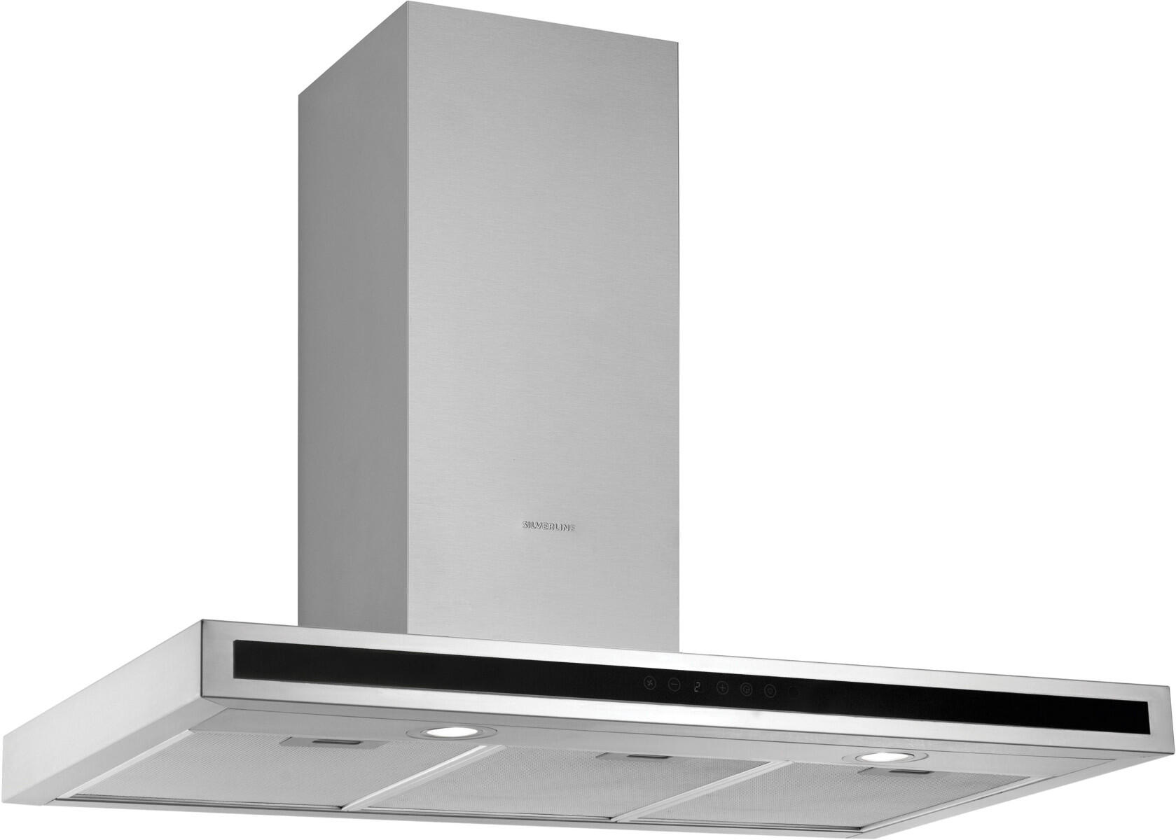 Cappa A Parete 3173 Drop Control Silverline Inox L 90 Cm Leroy Merlin