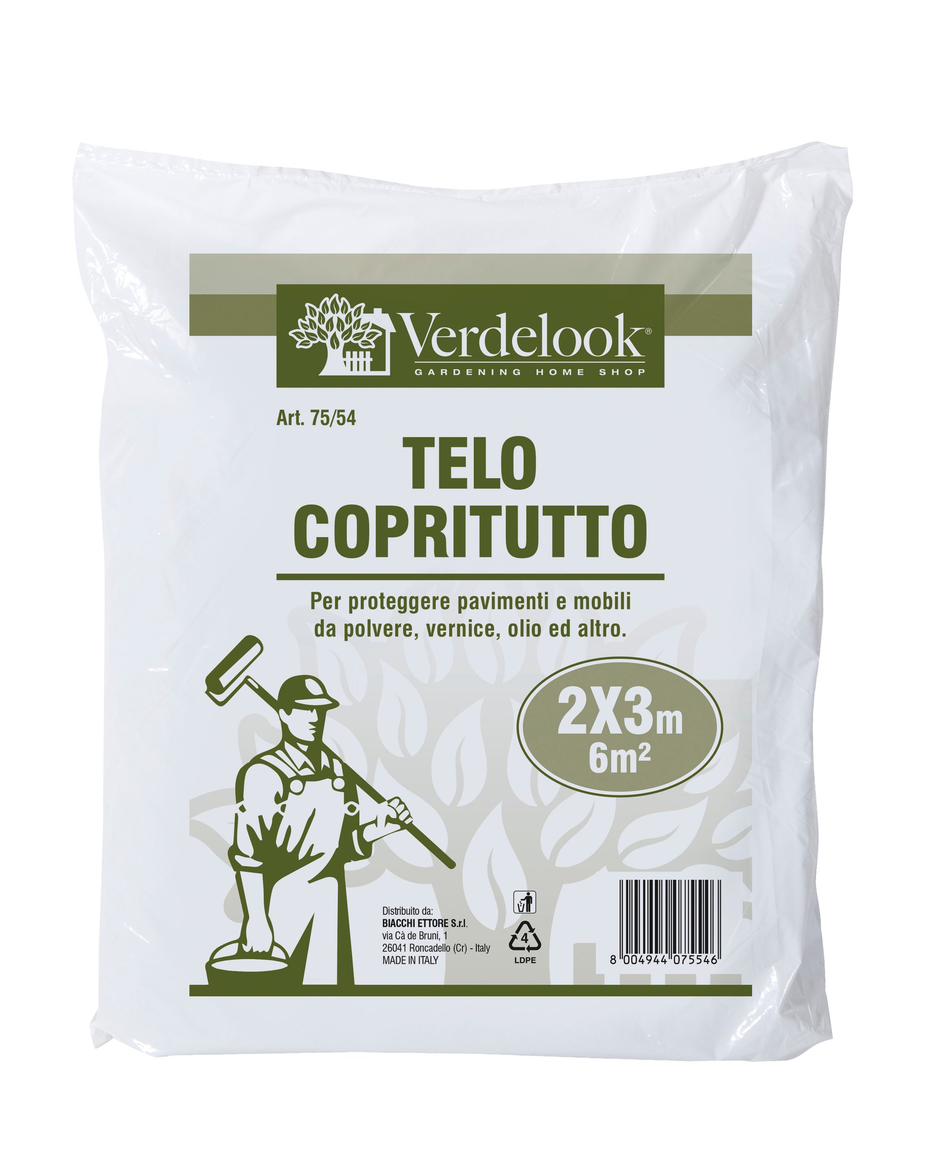 Telo in polietilene L 2 m x H 300 cm 100 g/m²