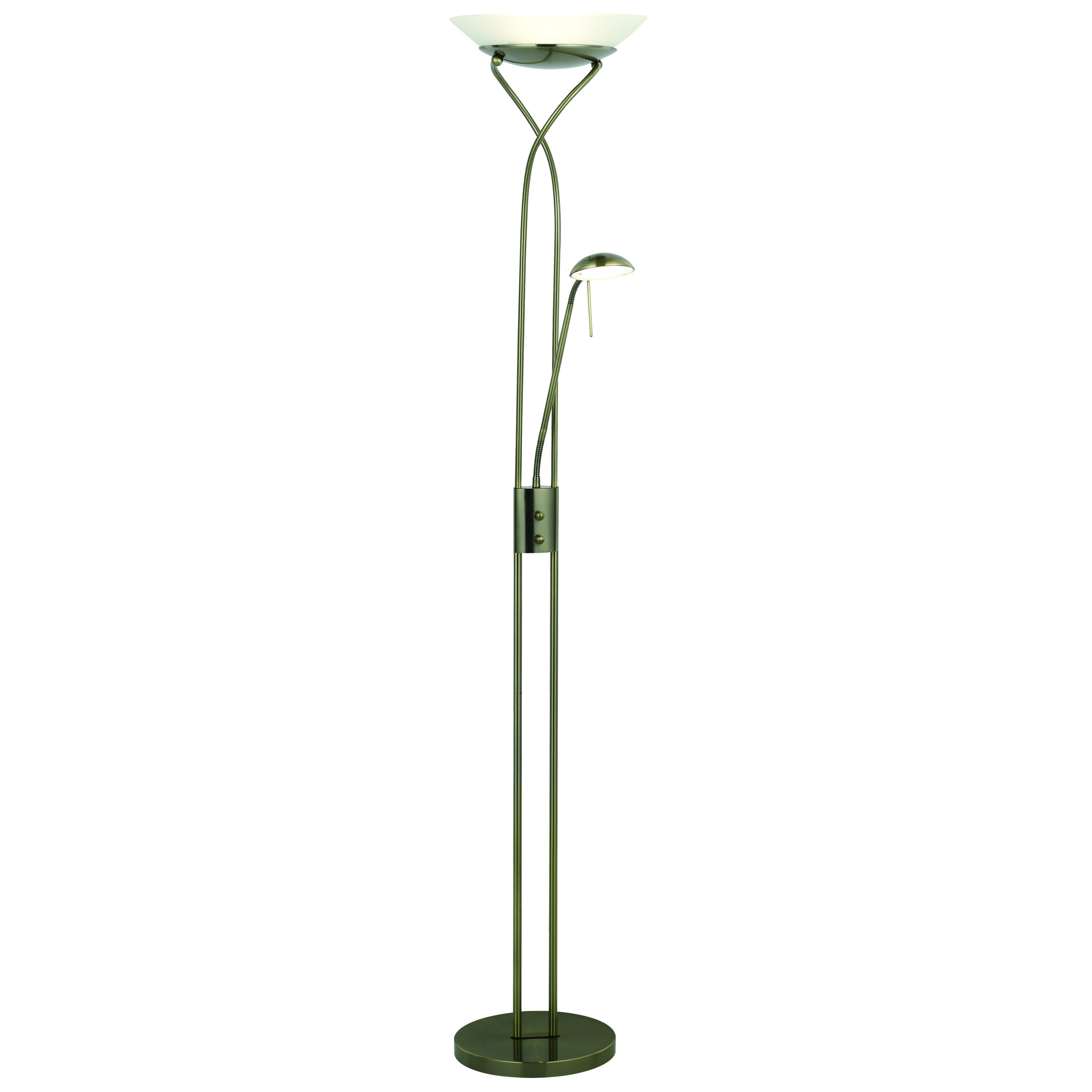 Lampada Da Terra LED 18W 1200LM Con Telecomando – 4 Tonalità E 4 Livelli Luminosità, Piantana Regolabile Per Lettura E Relax