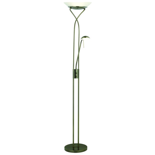 Lampada Da Terra LED 18W 1200LM Con Telecomando – 4 Tonalità E 4 Livelli Luminosità, Piantana Regolabile Per Lettura E Relax